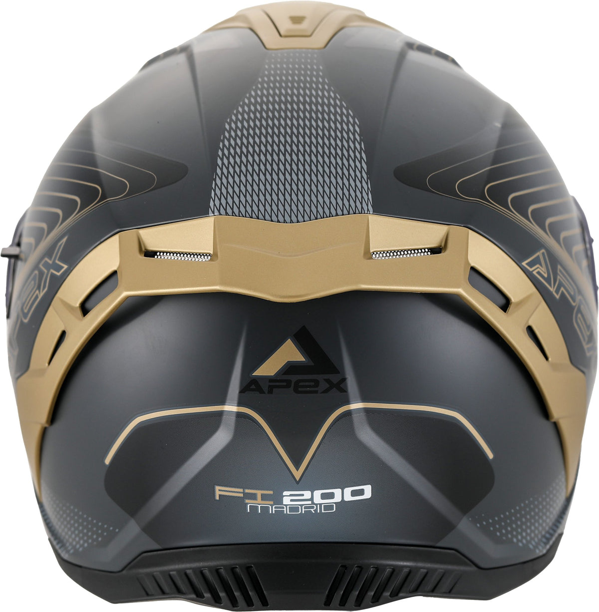 APEX Helmet FI200 Madrid black/gold