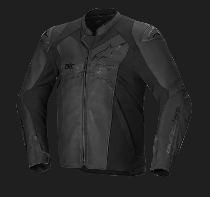 Alpinestars Leather Jacket Faster v3 Black/Black