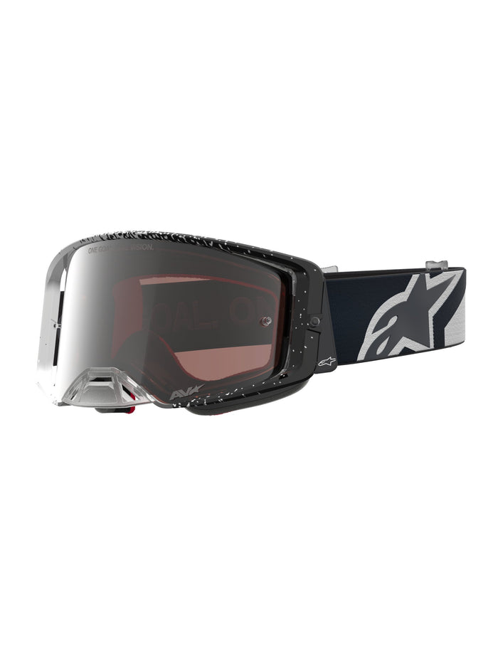 Alpinestars Goggle Supertech Hiten White Black Mirror Silver