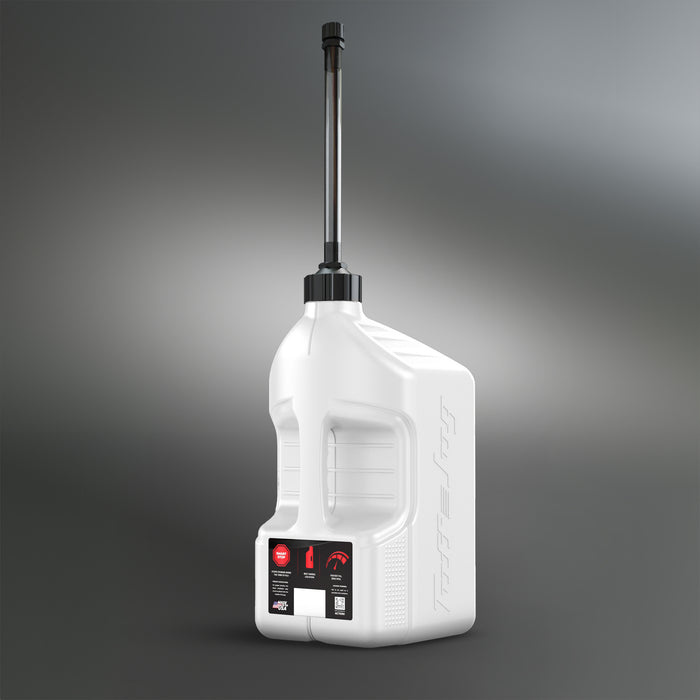 Tuff Jug 20L White w/ Standard Cap & Auto-Stop Spout (GEN 3)