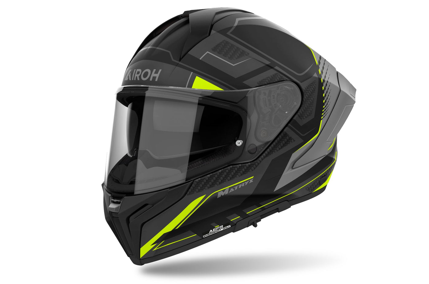 Airoh Helmet Matryx Rocket Yellow Matt