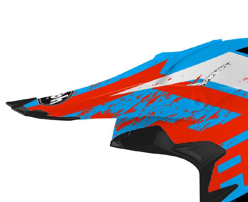 Airoh Terminator Open Vision Peak Hanger azure matt