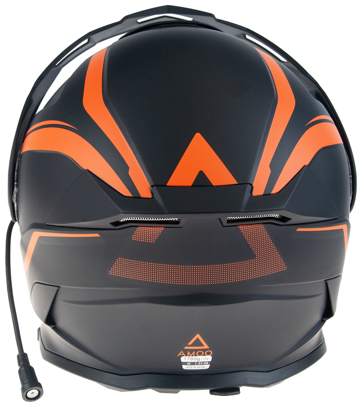 AMOQ Ballast Electric visor Helmet Black/Orange