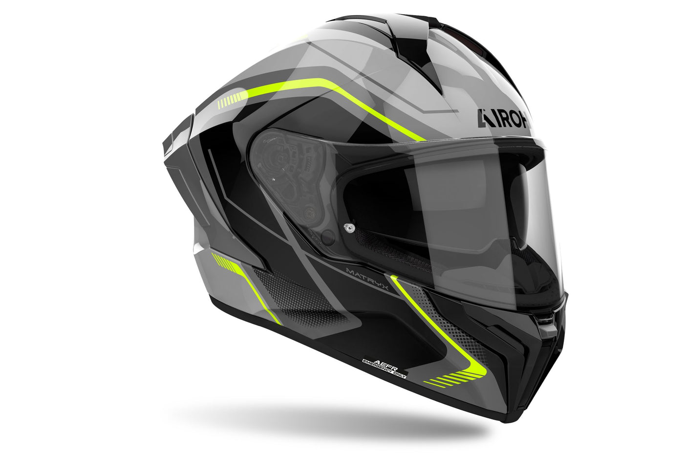 Airoh Helmet Matryx Wide Yellow Gloss