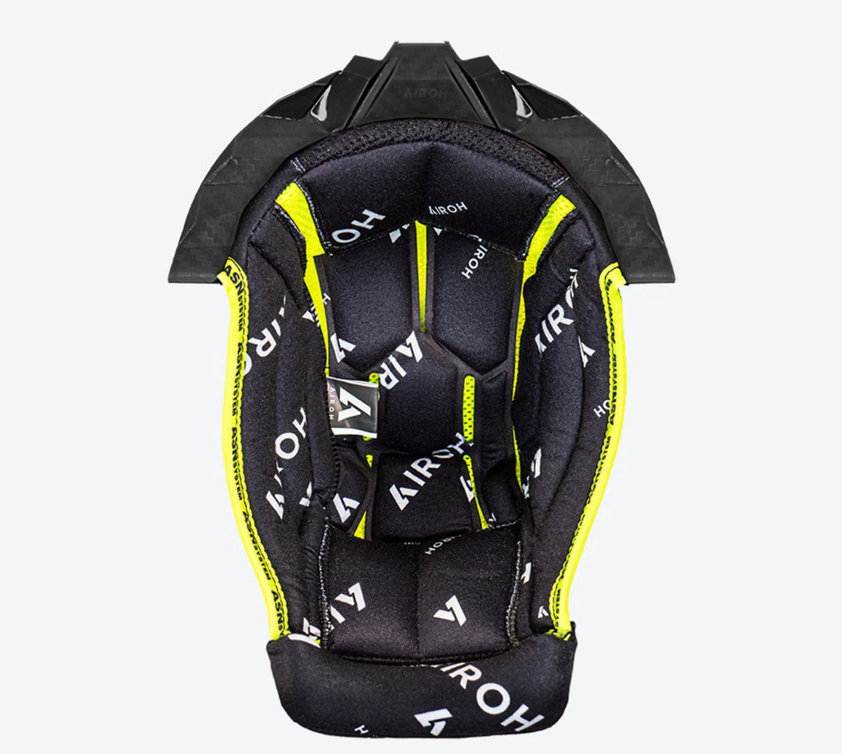 Airoh Twist 3 Crown padding Black/white + black sup.