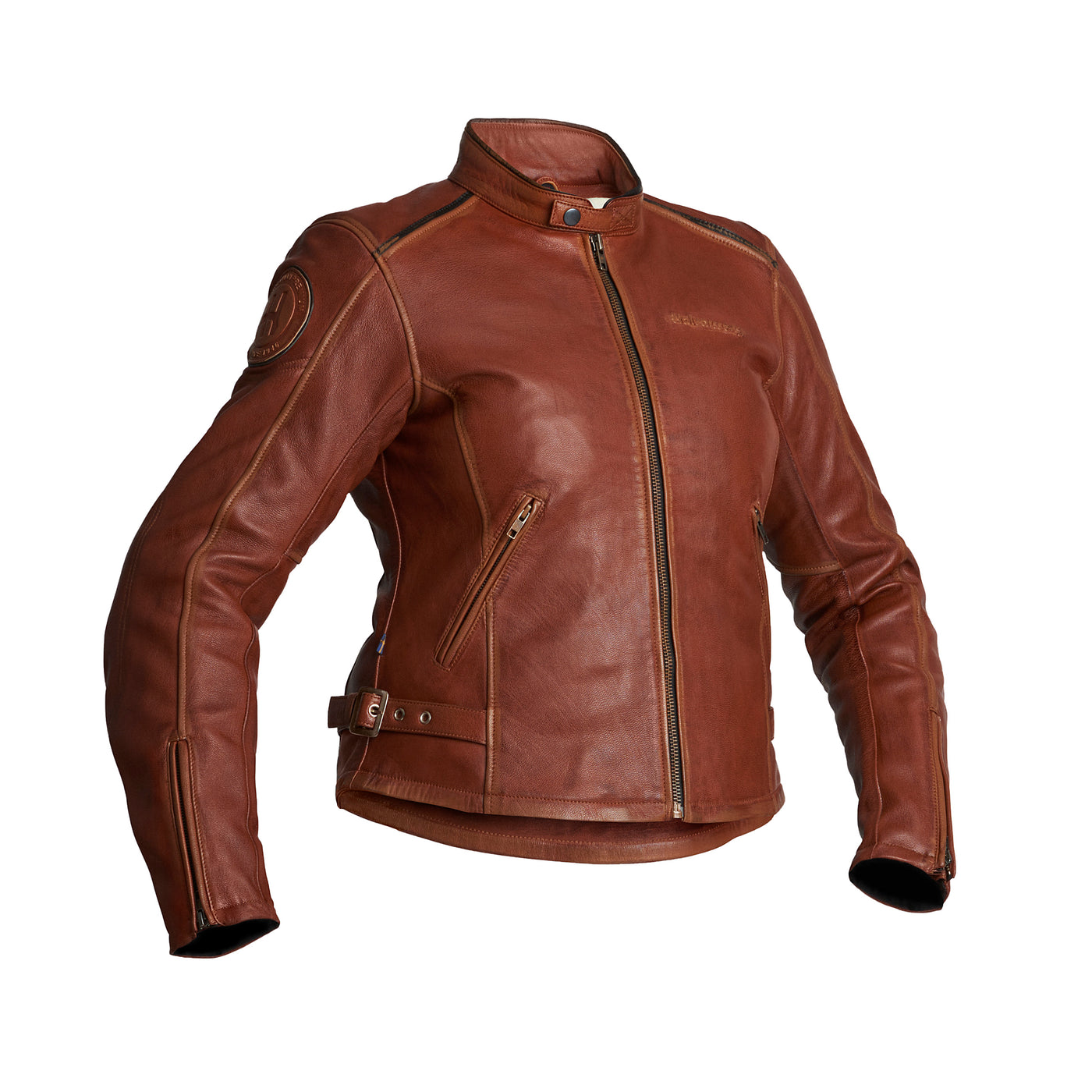 Halvarssons Leather Jacket Nyvall Women Cognac