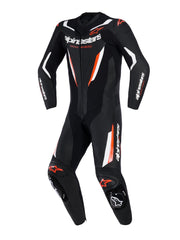Alpinestars Leather suit 1PCS GP Force V2 Black/White/Fluo Red