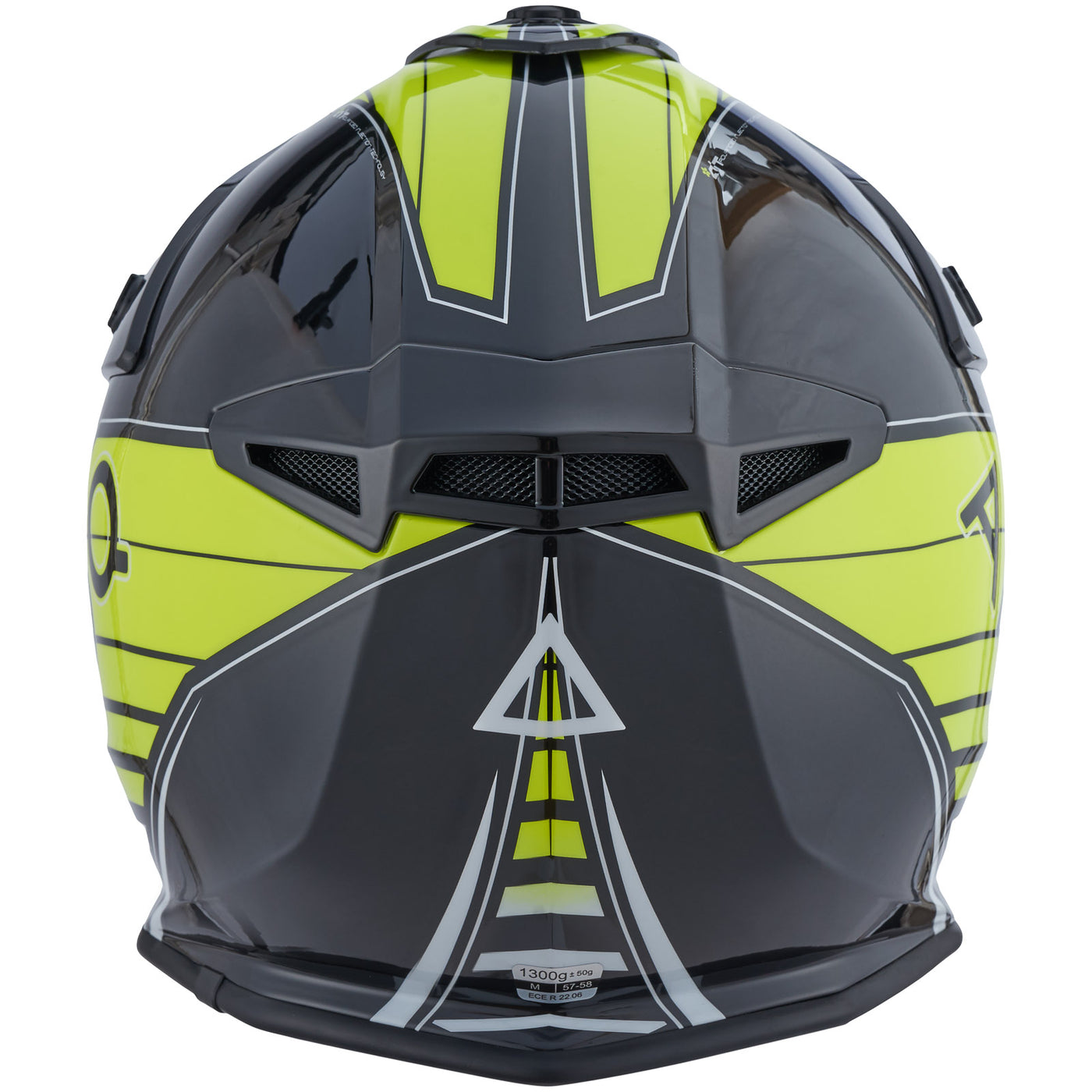 AMOQ Meteor V2 Helmet Axis Black/Yellow glossy