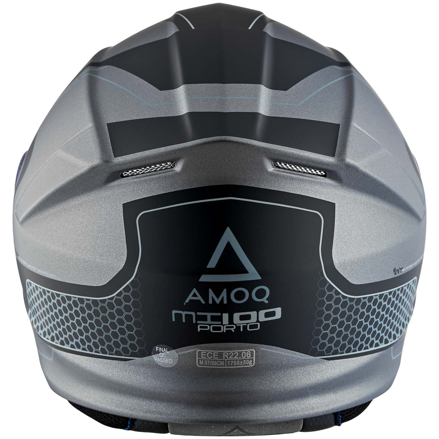 AMOQ Helmet MI100 Porto black/grey
