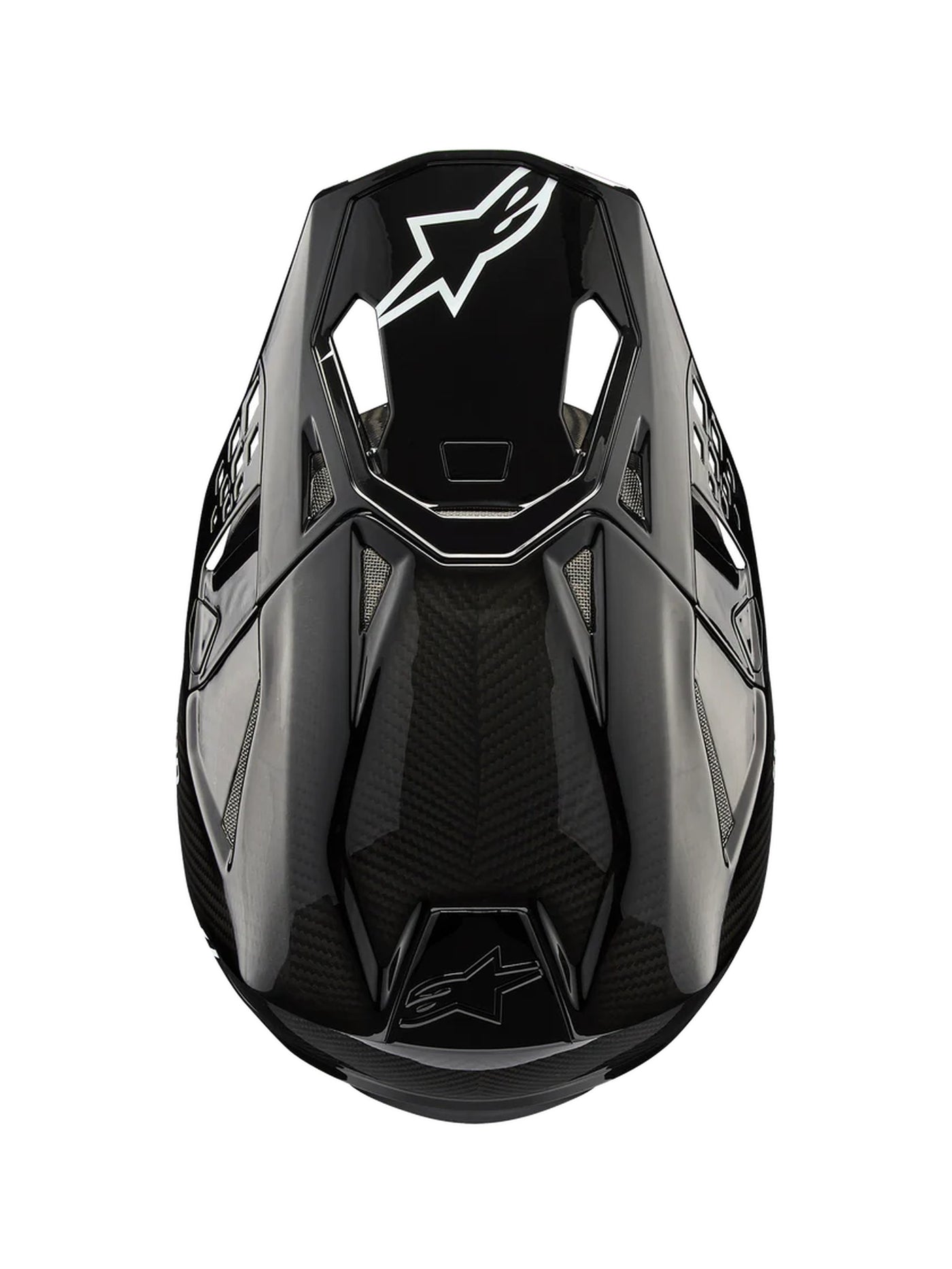Alpinestars Helmet S-M10 2206 Solid Glossy Carbon