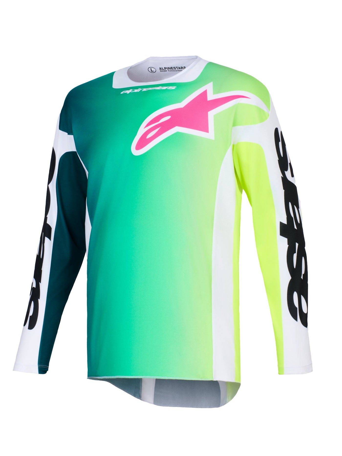 Alpinestars Jersey Racer Portl Green/White/Black
