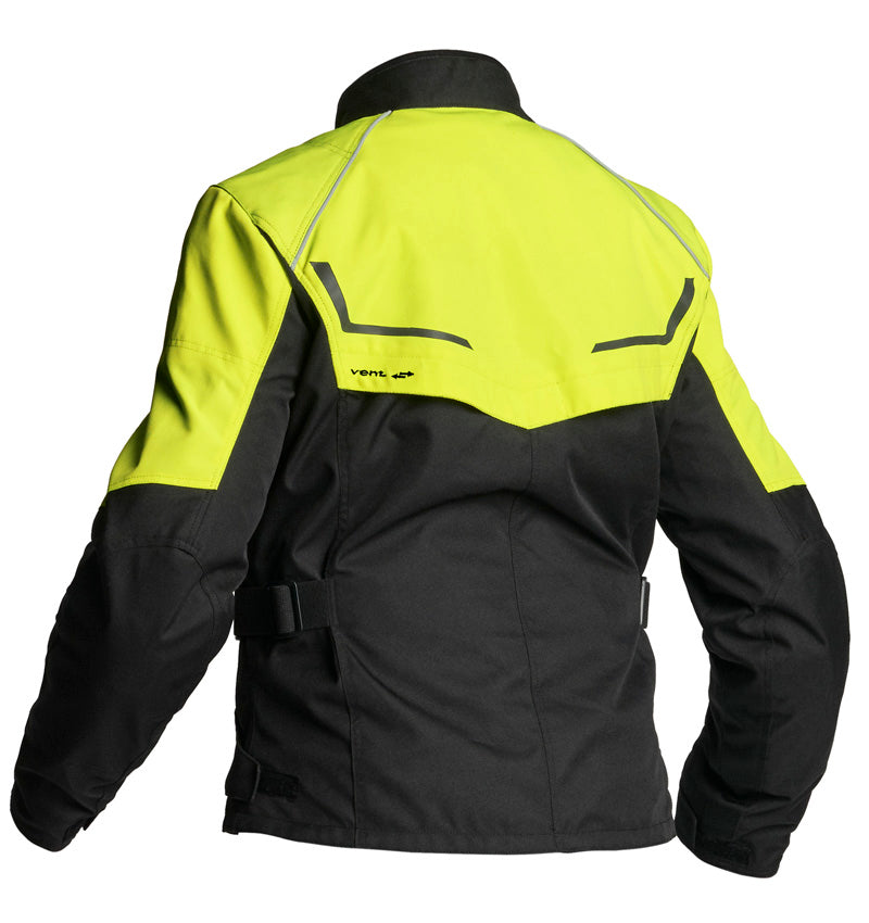 Lindstrands Textile jacket Halden Black/yellow