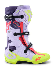 Alpinestars Boot Vented Tech 10 Purple/Fluo Yellow/Pink