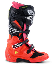 Alpinestars Boot Tech 7 Black/Red Fluo/Pink Fluo