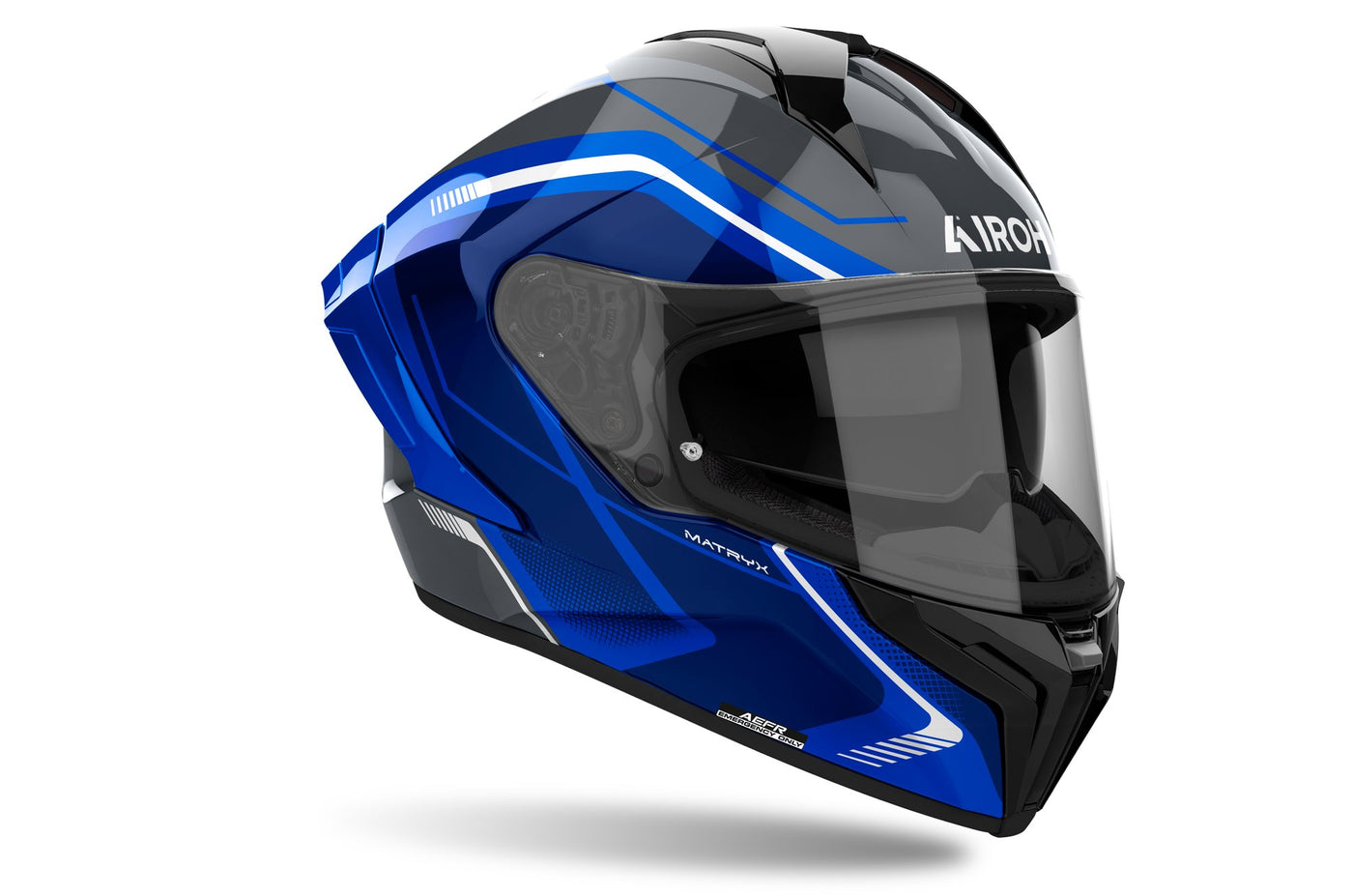 Airoh Helmet Matryx Wide Blue Gloss