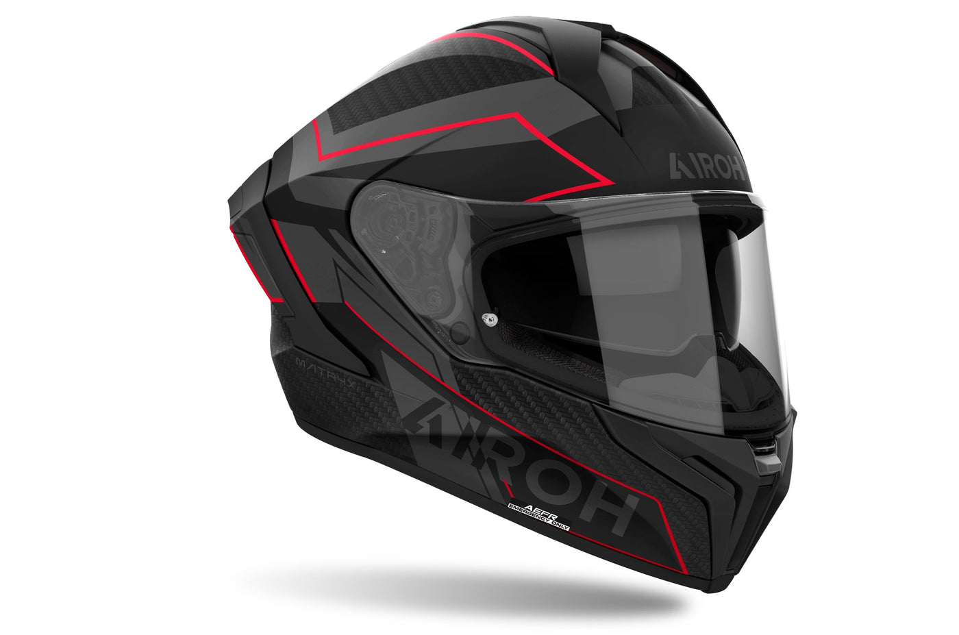 Airoh Helmet Matryx Sentinel Red Matt