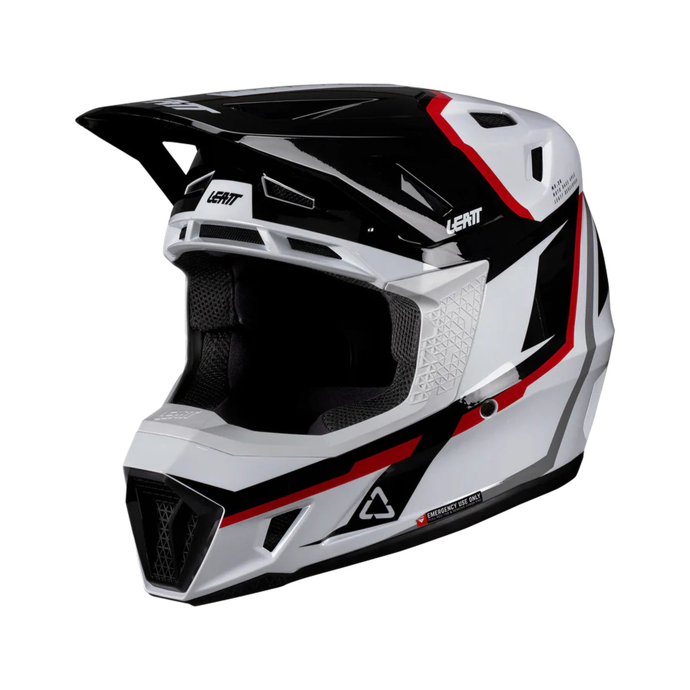 Leatt Helmet Kit Moto 7.5 White/Red V26
