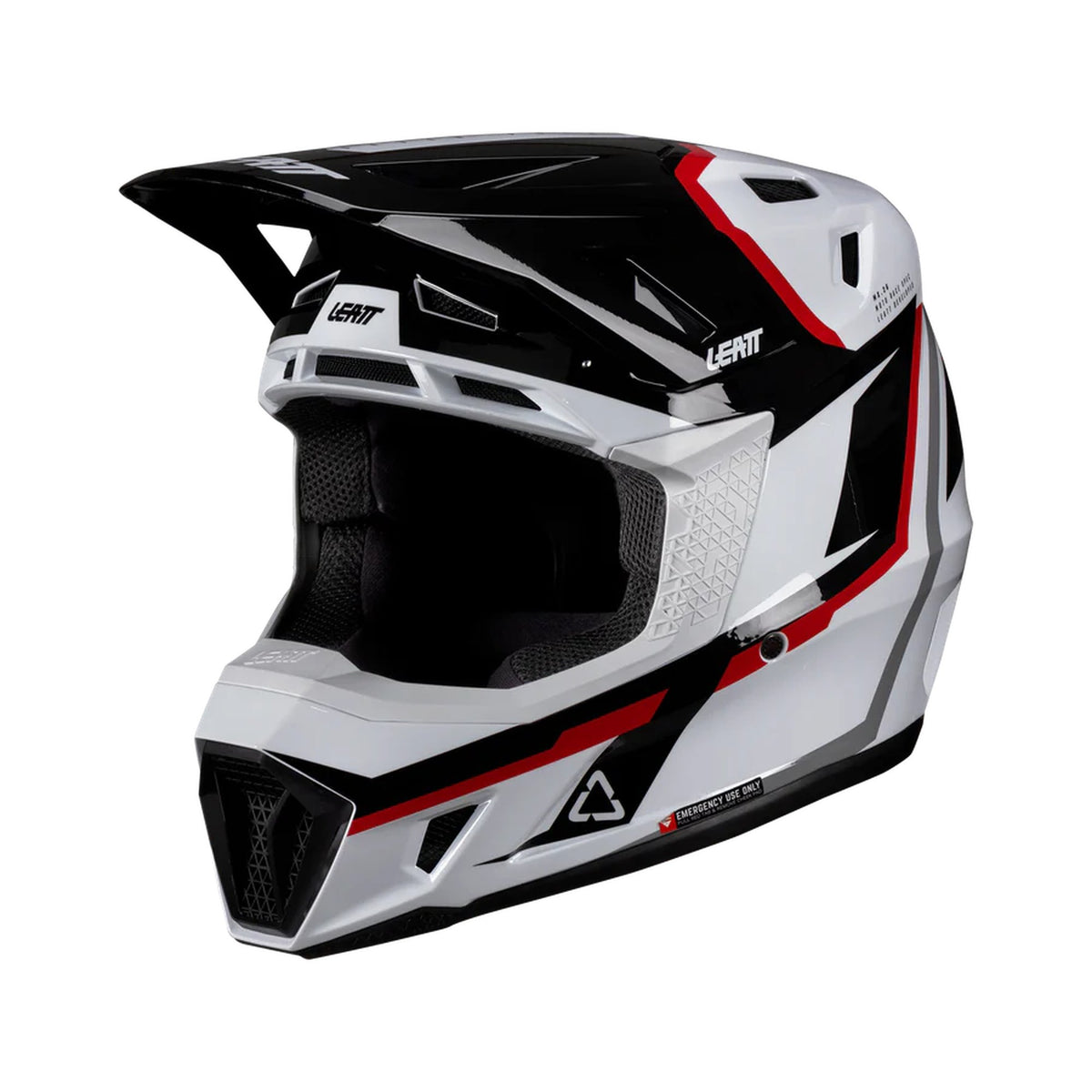 Leatt Helmet Kit Moto 7.5 White/Red V26