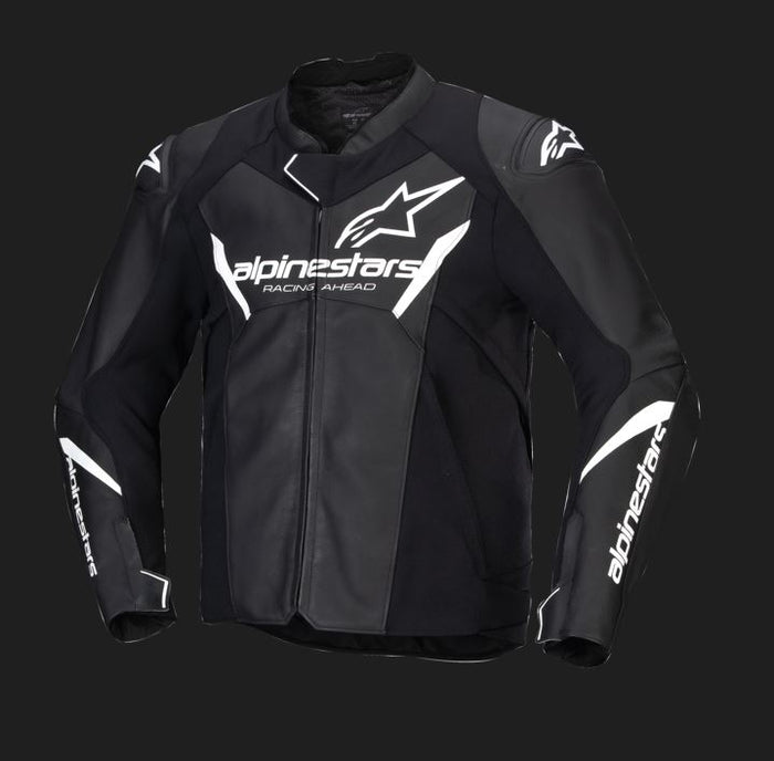 Alpinestars Leather Jacket Faster v3 Black/White