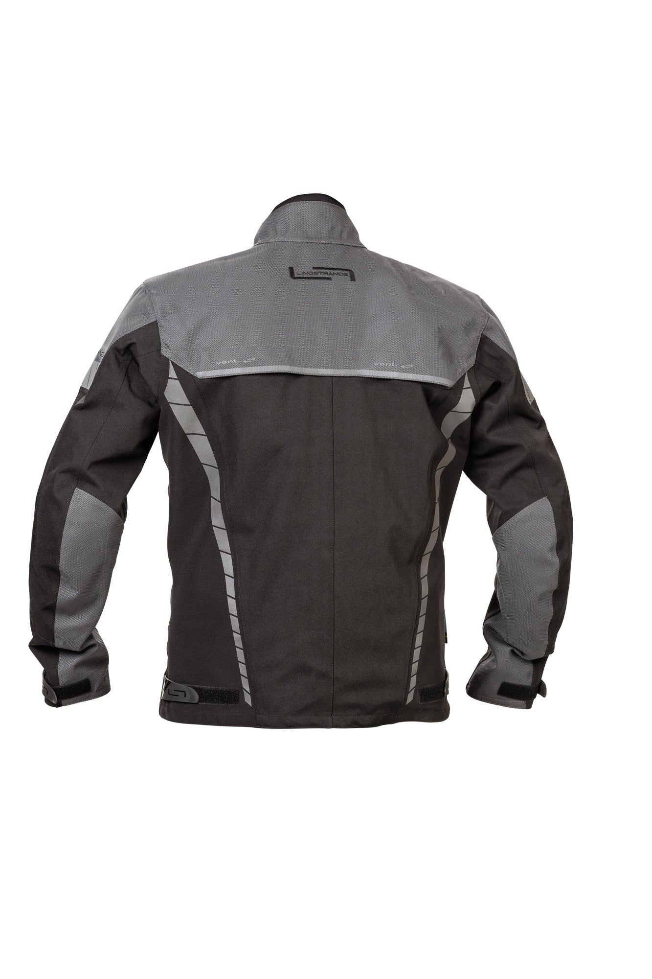 Lindstrands textile jacket Bydalen Black/steel grey