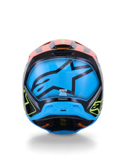 Alpinestars Helmet S-M3 Fray Black/Orange/Fluo Yellow