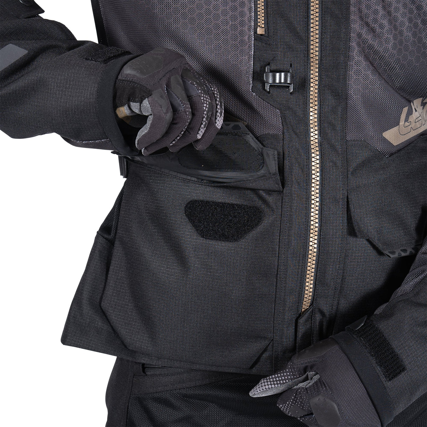 Leatt Jacket ADV FlowTour 5.5 Stealth Black/Grey