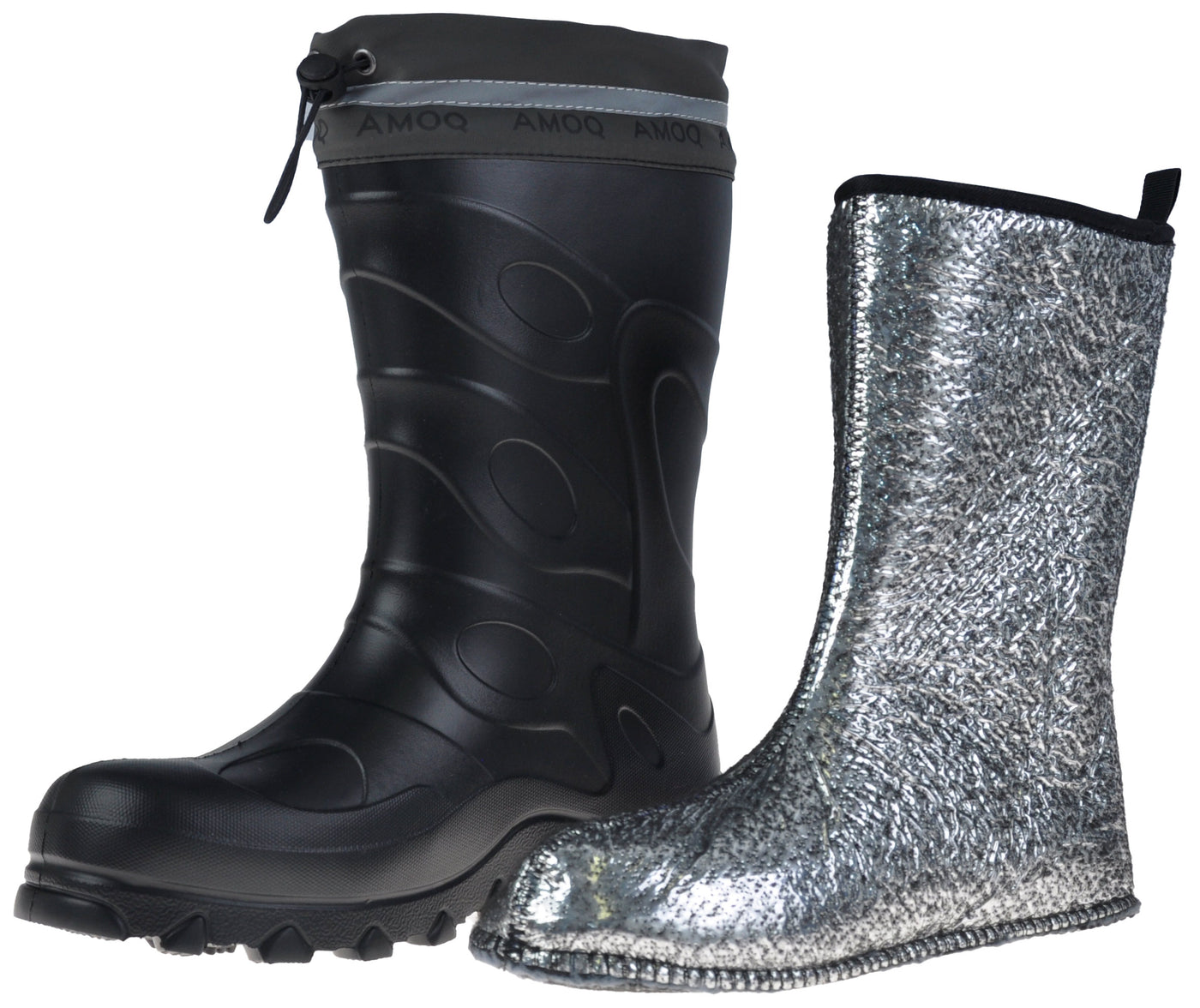 AMOQ Freetime JNR Boots Black/Grey