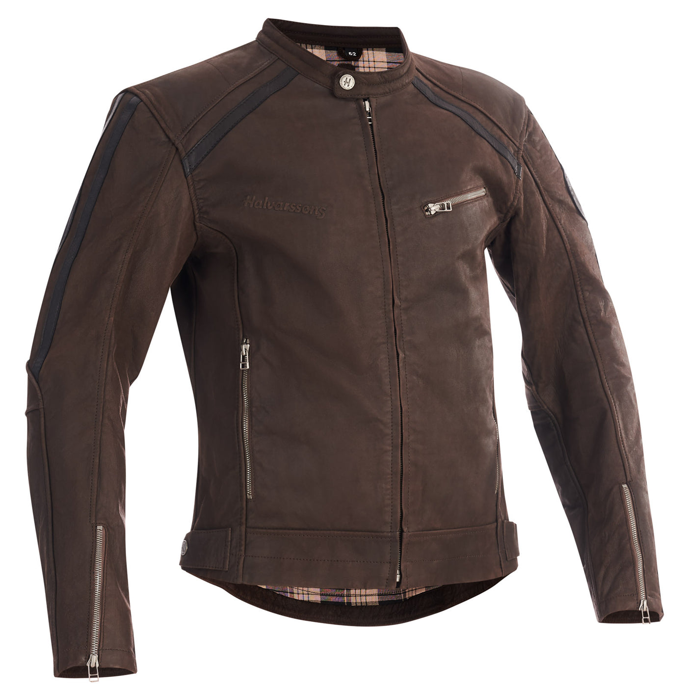 Halvarssons Leather Jacket Sandtorp Brown