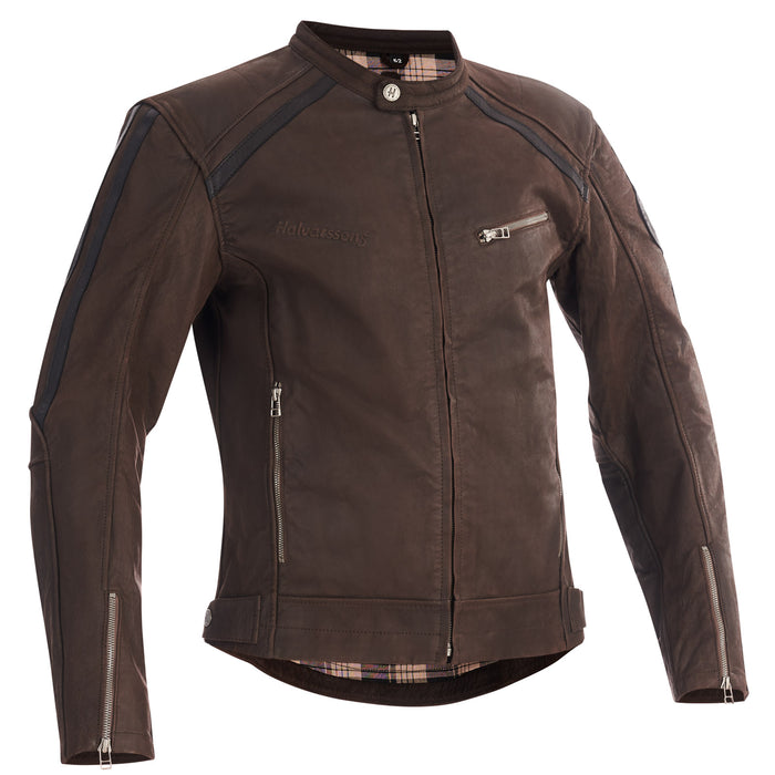Halvarssons Leather Jacket Sandtorp Brown
