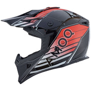 AMOQ Meteor V2 Helmet Axis Black/Red glossy