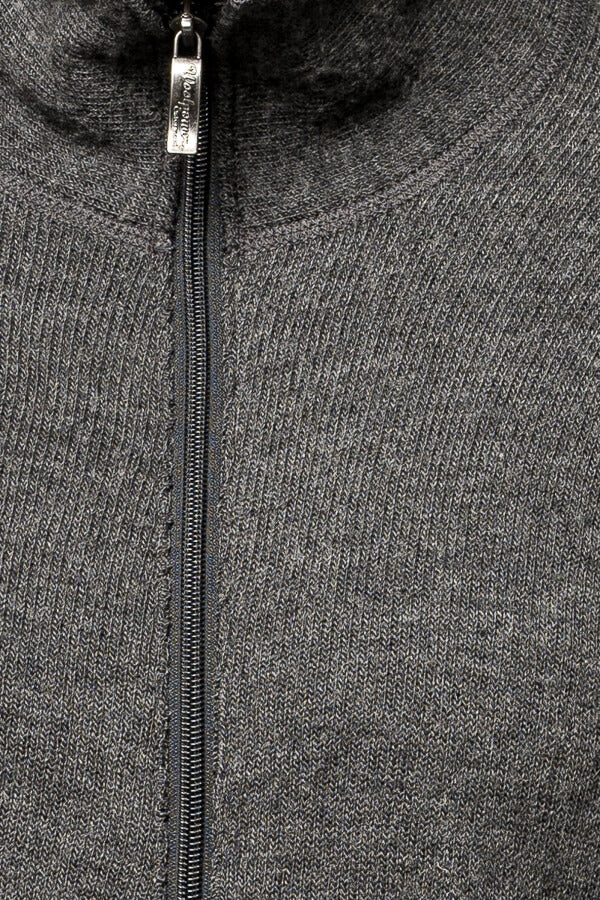 Woolpower Full zip 400 Merino Mid layer Jacket grey
