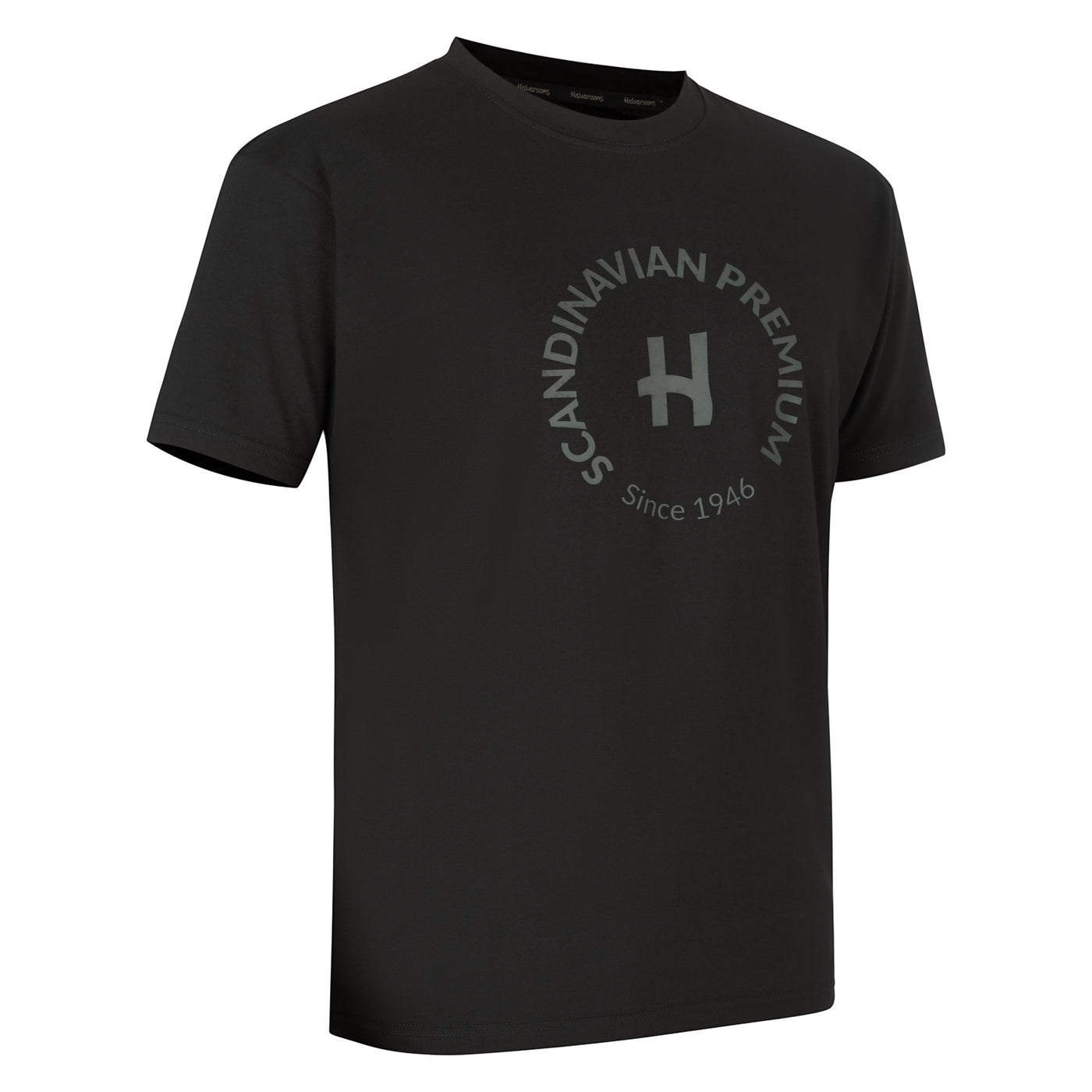 Halvarssons T-shirt H Tee Black