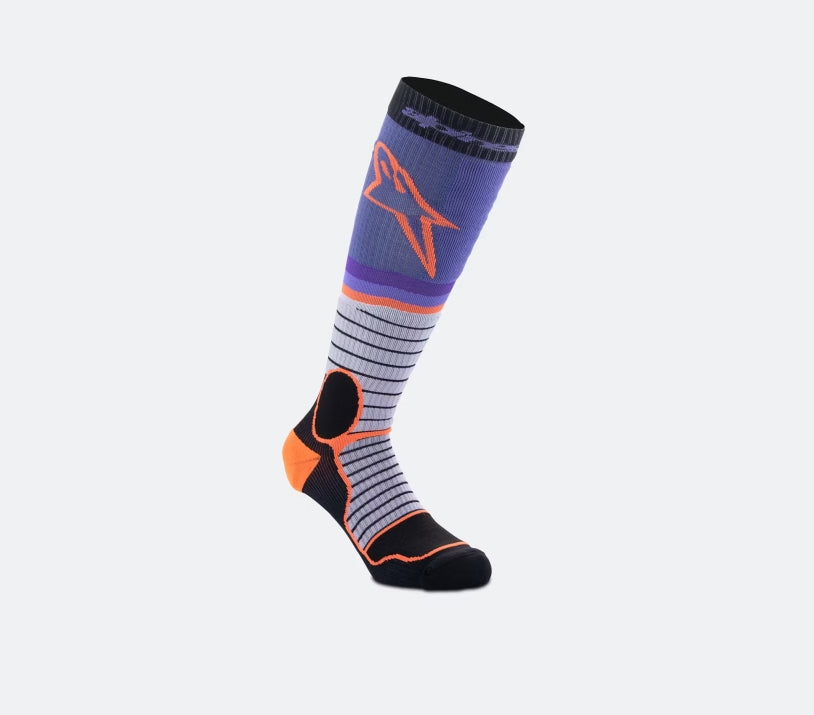 Alpinestars Socks MX Pro Black/Gray/Purple