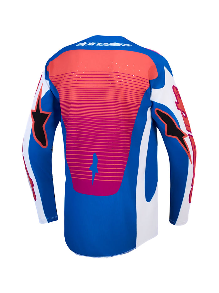 Alpinestars Jersey Techstar Maven White/Coral/Blue