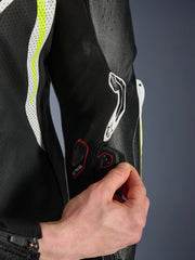 Alpinestars Leather suite 1-pcs GP Tech v5 Black/White/Fluo Yellow