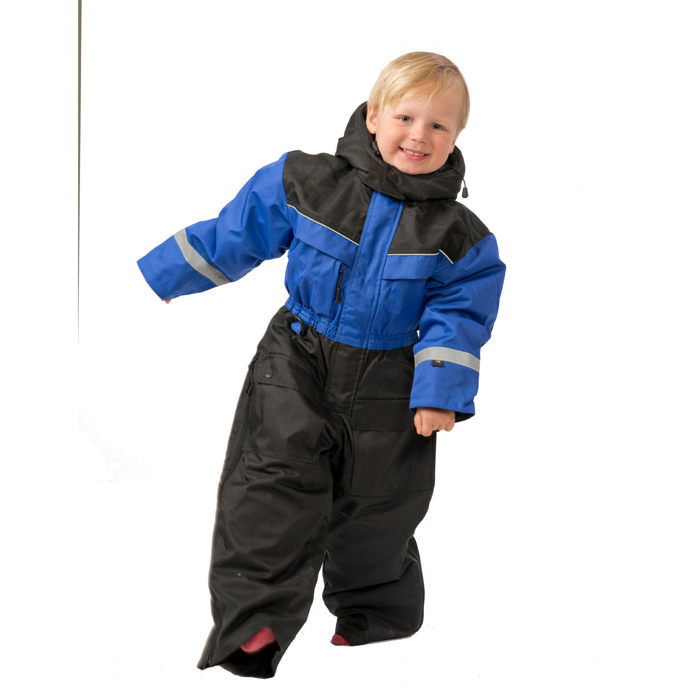 Snowpeople SAFARTICA Safari coverall kids blue/black