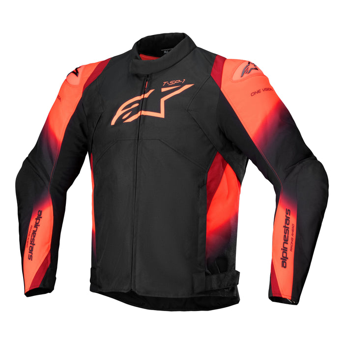 Alpinestars Jacket T-SP 1 v2 Waterproof Black/Red Fluo