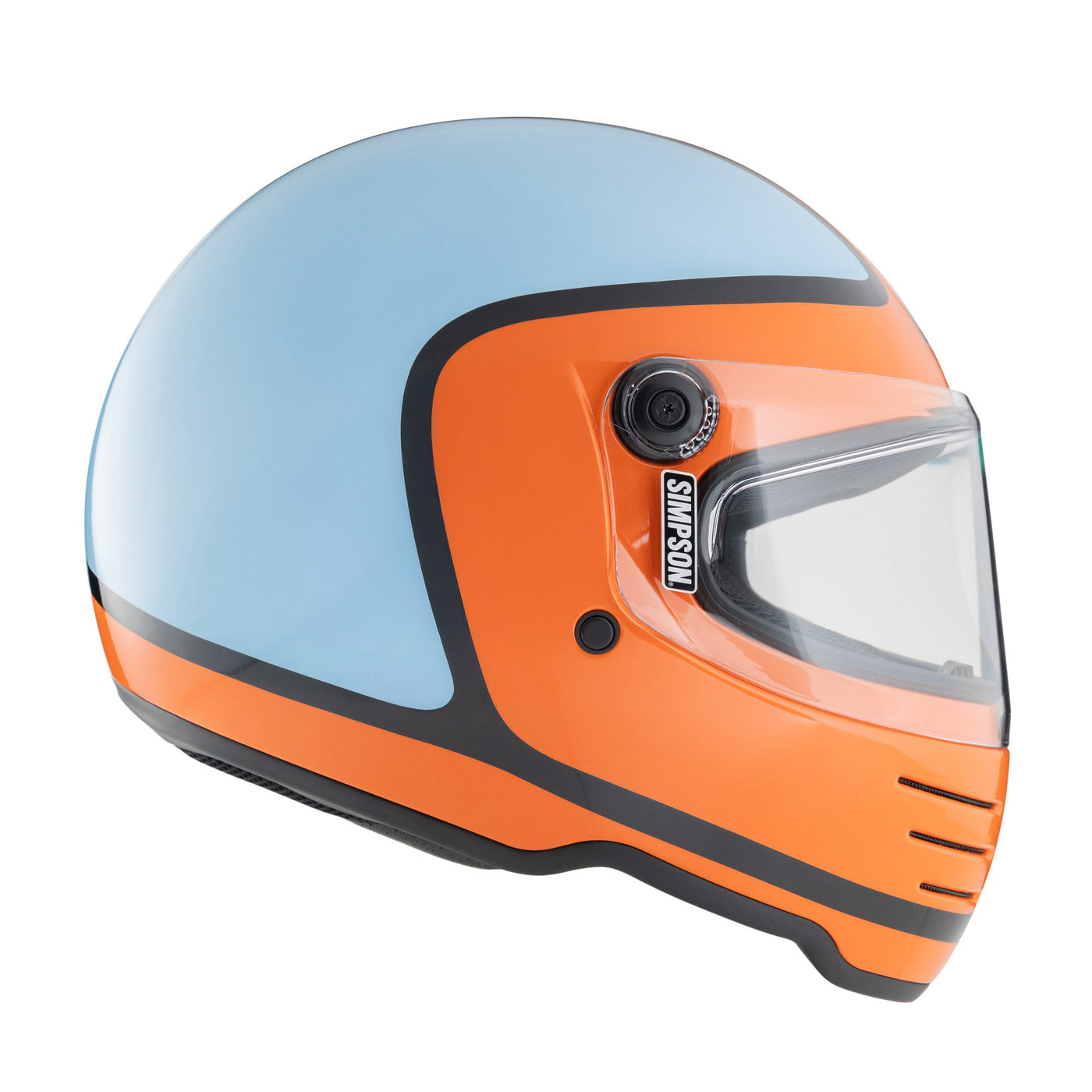 SIMPSON Helmet M62 Hondo Orange/Blue