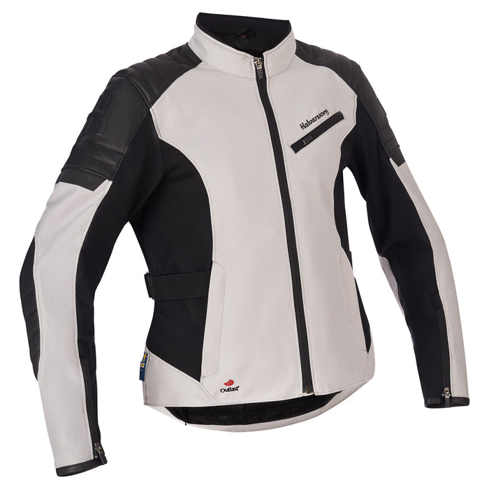 Halvarssons Textile Jacket Solberg Woman Light grey/Black