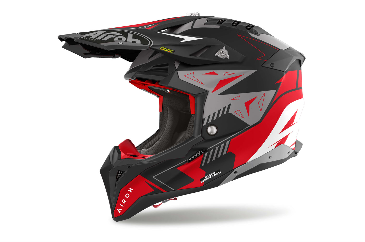 Airoh Helmet Aviator 3 Spin Red Matt L