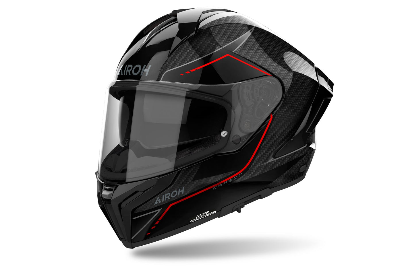 Airoh Helmet Matryx Carbon Stylish Gloss