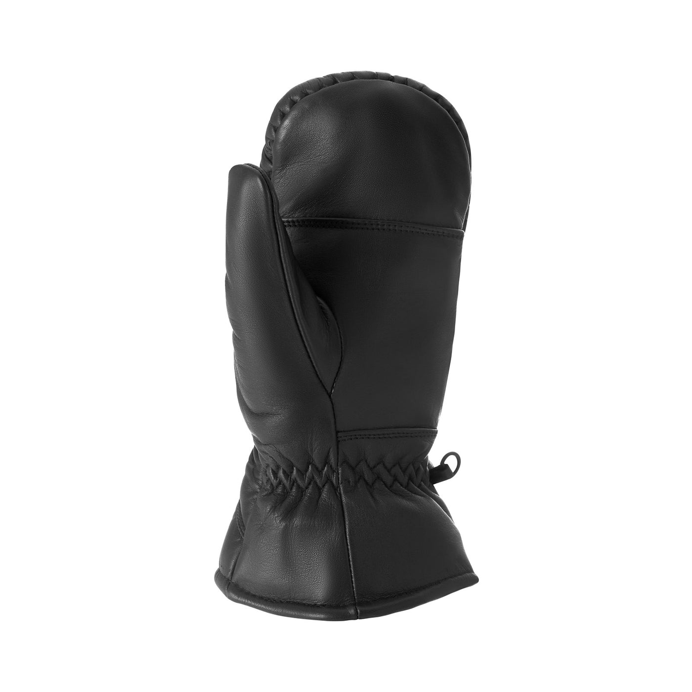 Snowpeople Mitten Full Leather Junior Black 7