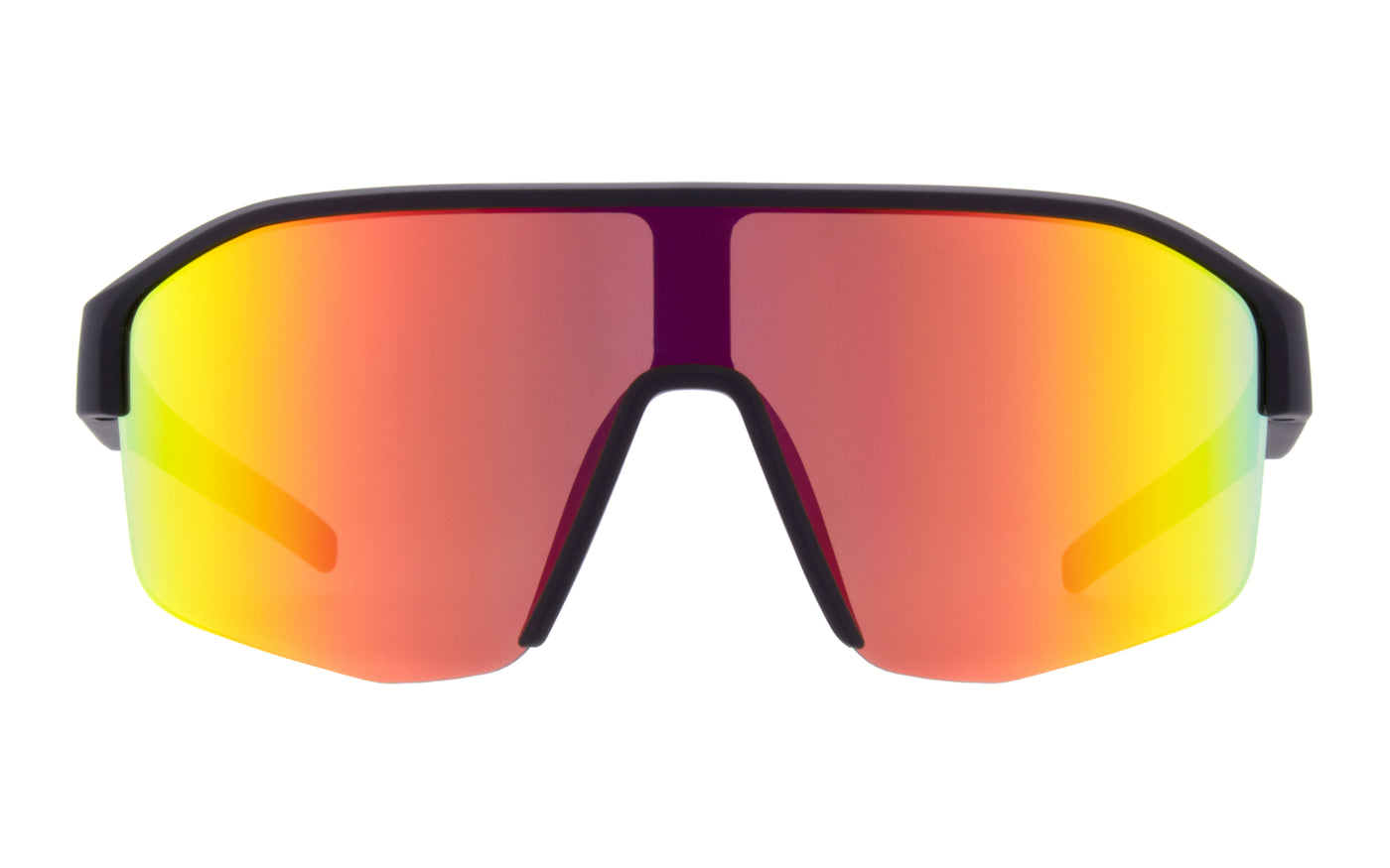 Spect Red Bull Dundee Sunglasses Rubber Black w Red-Org Mirror