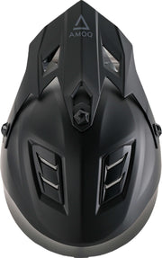 AMOQ Meteor V2 JNR MX helmet Blackout