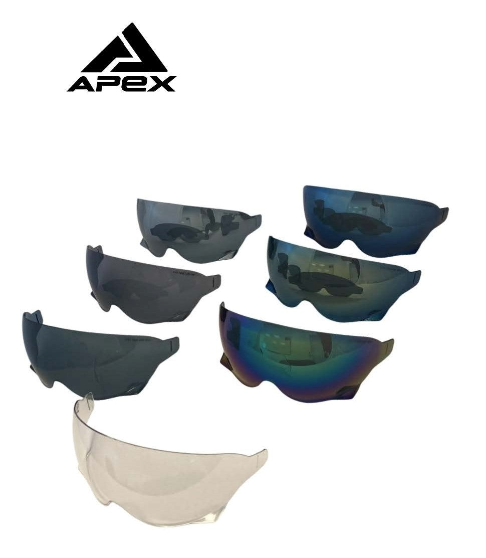 APEX JI100 Sunvisor gold mirror