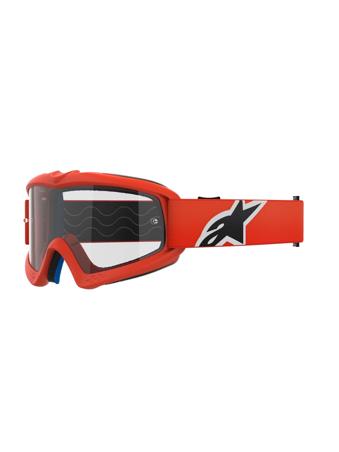 Alpinestars Goggle Vision YOUTH CORP ORANGE Clear