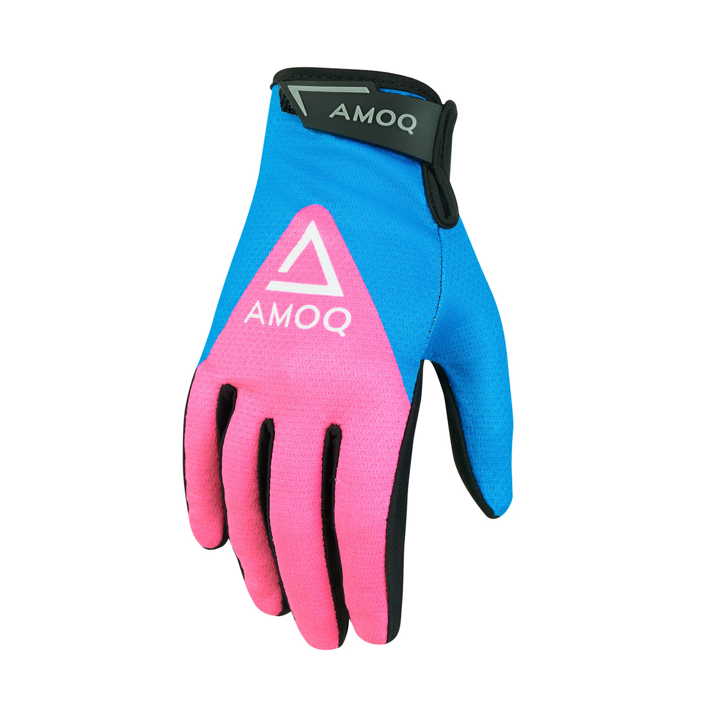 AMOQ Ascent V2 Gloves Sky Blue-Pink