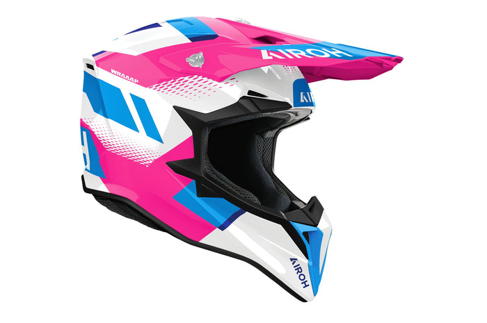 Airoh Helmet Wraaap Vision Pink gloss