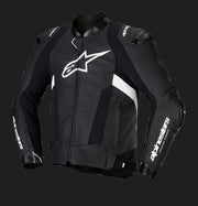 Alpinestars Leather Jacket Missile v3 Black/White