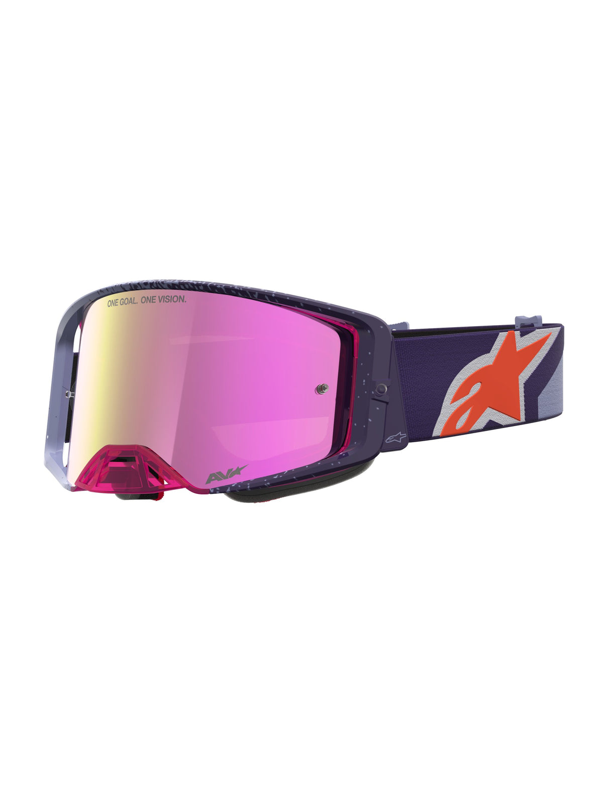 Alpinestars Goggle Supertech Hiten Purple Red Mirror Pink